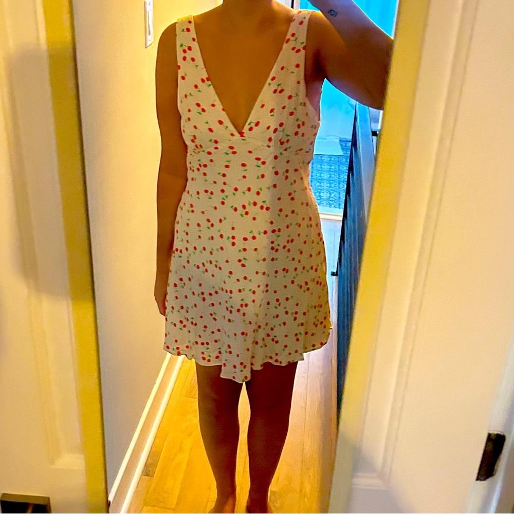 Cherry Print Mini Dress